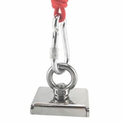 Fishing Magnet Neodymium Super Pull Force Hook Retrieving Treasure Hunt +/ Rope