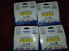 Lot of 4 Brother TZe-141 3/4″ & 2pk TZe-231 1/2″ New