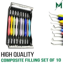 Dental Composite Resin Filling Spatulas Aesthetic Restoration Instruments set