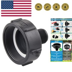 250 Gallon IBC Water tote Hose Adapter, Food Grade IBC Drain Adapter,Water Ho…
