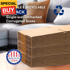 Moving Boxes Medium 18″L x 14″W x 12″H 10-Pack | Corrugated Cardboard Box for Sh