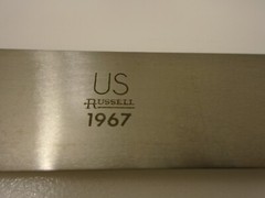 Dexter USA NOS 8 inch Hi Carbon Steel Spatula Palette Knife US Russell 1967