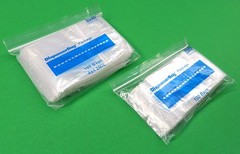 200 Zippit Reloc Bags 2mil Clear 3×3 & 4×4 Square Bags Poly Zip Seal Lock Baggie