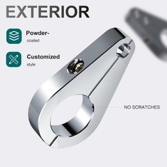 1.5″ Handlebar or Frame Mount Clutch Throttle Cabl Size: 1.5 InchColor: Chrome
