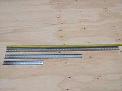 DIN Rail Slotted Steel RoHS 12 24 36 Inches Long 35mm 7.5 15mm TS35 Deep Shallow