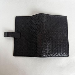 Bottega Veneta Intrecciato Dark Brown Leather System Notebook w/Box Used Japan