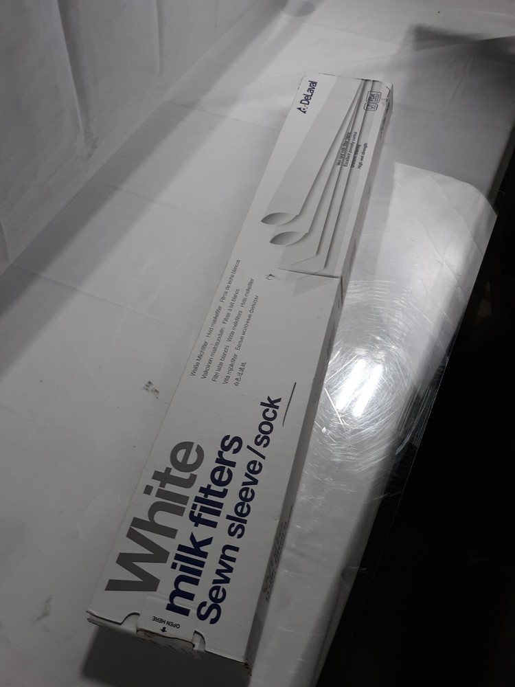 DELAVAL WHITE MILK FILTERS, SEWN SOCK(50 PCS)-830764080
