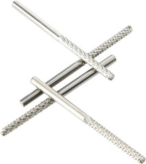 TC4 1/8-Inch Tile-Cutting Carbide Zip Bits, 4-Pack, Silver
