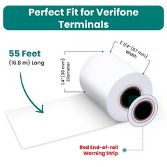 Receipt Paper Rolls For Verifone T650C T650P V660P Credit Card Machine POS