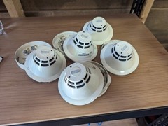 LOT OF (10) EST EDWARDS SIGA-PS INTELLIGENT PHOTO DETECTOR w/base FIRE ALARM SD
