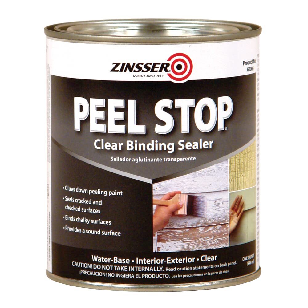 Zinsser Peel Stop Binding Sealer 32 Oz Water Based Interior Exterior Paint Fix