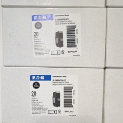 Eaton BRP120AF 20A AFCI Plug-On Neutral 1-Pole Breaker 10 Pack NEW