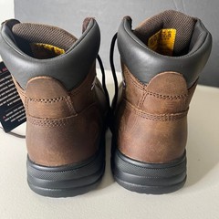 SKECHERS WOMANS SAFETY TOE (STEEL TOE) WORK BOOT SIZE 7.5 MEMORY FOAM INSIDE NWT