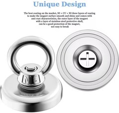 Super Strong Neodymium Fishing Magnets Heavy Duty imanes Magnet with Countersunk
