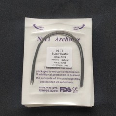 Dental Orthodontic Super Elastic NITI Arch Wires Round Natural Form Arcs Wire
