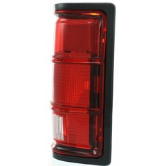 2 Tail Lights Clear Red Lens Bezel Housing Dodge Dakota 1987-1996 55076438