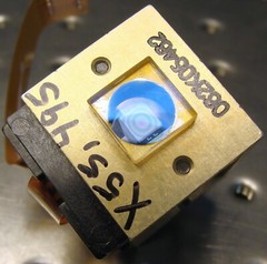 VARIABLE OPTICAL ELECTRONIC LASER ATTENUATOR HeNe helium neon electro- optic