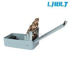 LABLT 25 Pcs 1-13MM Cobalt Jobber Twist Drill Bit Sets For Drilling Hard Metal