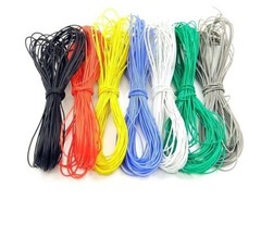 30 AWG Gauge Wire 25 ft. RED And 25 ft. Black total 50 ft USA SOLD/SHIP