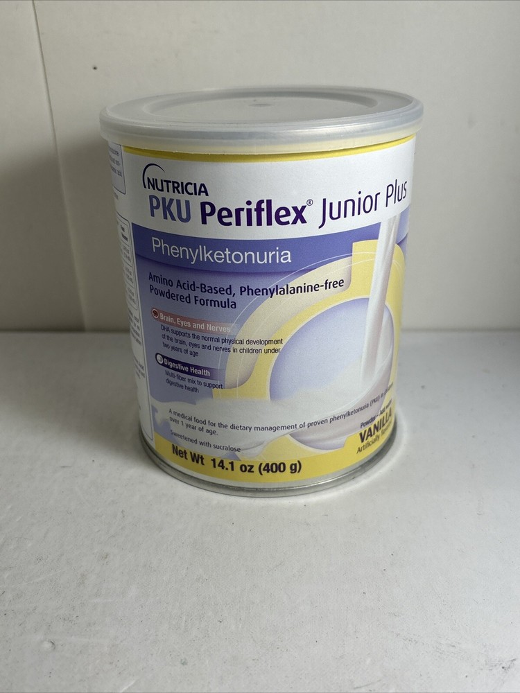 PKU Periflex Junior Plus Powdered Medical Food 400g 14.1 Grams Vanilla