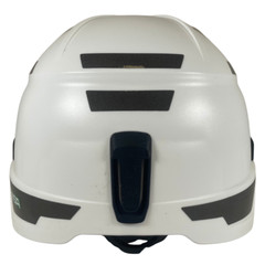MSA V-Gard H1 EN50365 Adjustable White Safety Helmet with Chin Strap