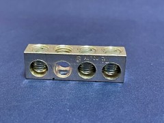 QTY 25 Ilsco Terminal Neutral Ground Bar NB1 14-2 AL CU AL7CU 3 Port