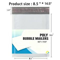#3 8.5×14.5 Poly Bubble Mailers Padded Envelopes Shipping Bags, 1000 Pieces