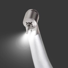 Dental LED High Speed Handpiece Mini Head Double LED Single Water Spray 2H US