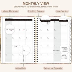 2026 Planner, Weekly and Monthly Calendar Planner Agenda, Jan 2026 Dec 2026,…