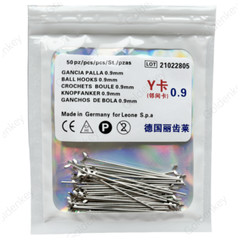 Dental Ball Retainer J Clasp Oblique Clasps Bars 0.8/0.9/1.0 Y-Type Fit Scheu