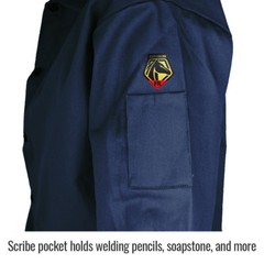 Revco Black Stallion 30″ FN9-30C 9 oz Cotton FR Navy Welding Jacket Size Medium