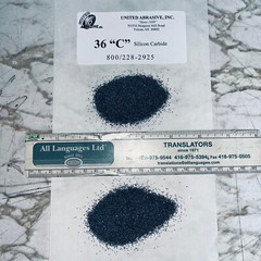 Black Silicon Carbide 4 lb 36 Grit Mesh Coarse Polishing/Tumbling Abrasive Media