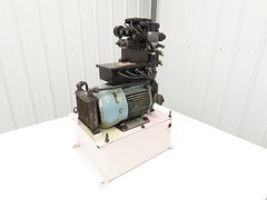 Okuma Hydraulic Power Unit 5gal Tank 8gpm 1100psi Nachi Uni Pump 3Hp 220V