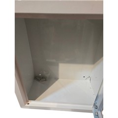 Wall Mounted Steel AED Storage Cabinet White Defibrillator Box Case – No Key
