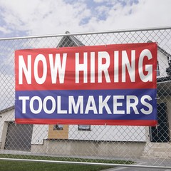Now Hiring Toolmakers 13 oz Heavy Duty Vinyl Banner Tool Maker Jobs Available