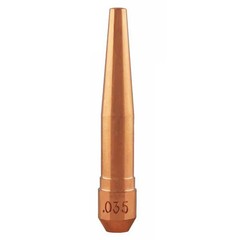 Bernard Tapered Contact Tip,0.035 in,Centerfire TT-035 Bernard TT-035 H=0.125,