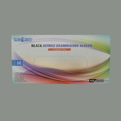 Black Nitrile Examination Gloves (5 MIL), 100/box