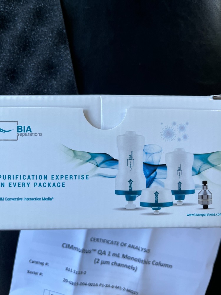 SARTORIUS/ BIA Separations CIMmultus QA 1 mL Monolithic Column (2 μm) 311.5113-2