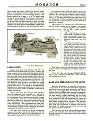 Monarch Lathe Model CK Operating, Maintenance, & Parts List Manual #1577