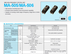 QTY (50) MA505-48.000MHz EPSON SMD CRYSTALS 18pf 50ppm 48 MHz