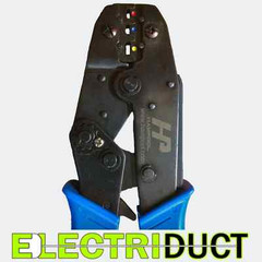 Ratchet Terminal Crimp Tool – 20-10 Gauge – Electriduct