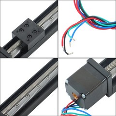 200mm T6×1 Mini Linear Rail Module LeadScrew Stage Actuator With NEMA11 Stepper