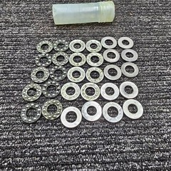 Thrust 30pc Ball Bearing 51101 12x26x9mm High Carbon Steel Washer Silver