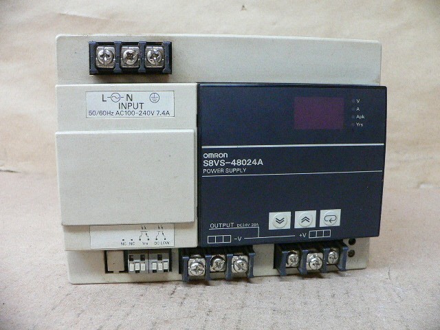 Omron S8vs-48024A Power Supply #981015J Saolid State:Dc30v