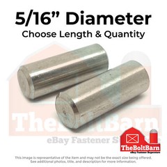 5/16″ 18-8 Stainless Steel Dowel Pins (Choose Length & Qty)