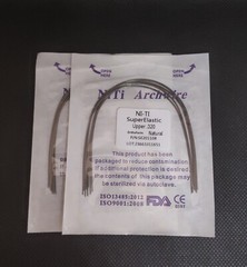 Dental Orthodontic Super Elastic Wire Niti Round Arcos Arch Wires Natural Form