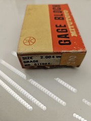 Mitutoyo Rectangular Steel Individual Gage Blocks, Qty 7