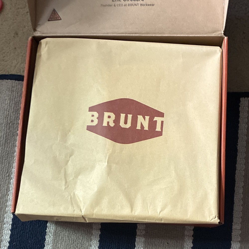 BRUNT Marin 6″ Comp Toe Waterproof Work Boots Brown Men’s 9D EH BRF10001-001