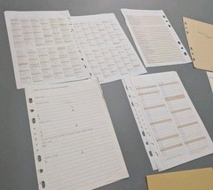 Vintage Authentic Louis Vuitton GM Agenda Planner Insert Lot 90s-2000s INCOMPLET
