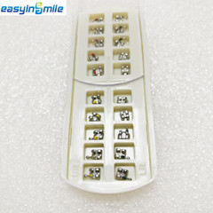 10Packs of EASYINSMILE Mini Metal Orthodontic Bracket Roth/MBT 022/018 Available